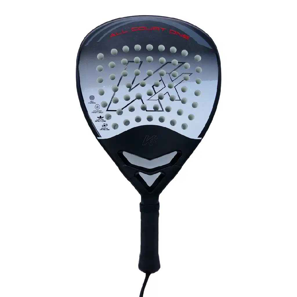 Raqueta Pala de Padel K6 Carbon Attacker Spin KX