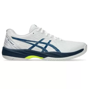 Tenis Asics Gel-Game 9 Hombre - White/Mako Blue